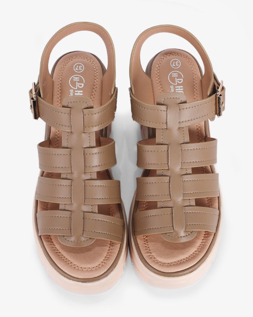 Sandal Đế Xuồng Hạnh Dung Quai Đan Cá Tính HD29163AY