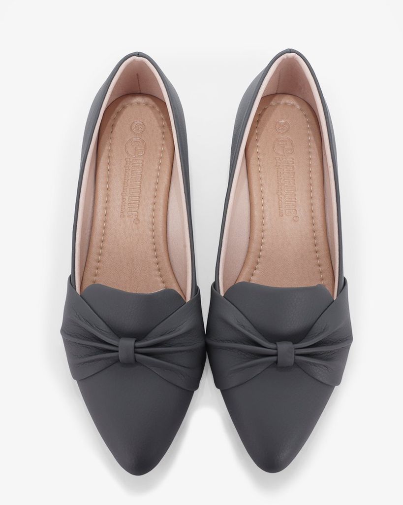 Giày Cao Gót Hạnh Dung Bảng Nơ To HD29182AY