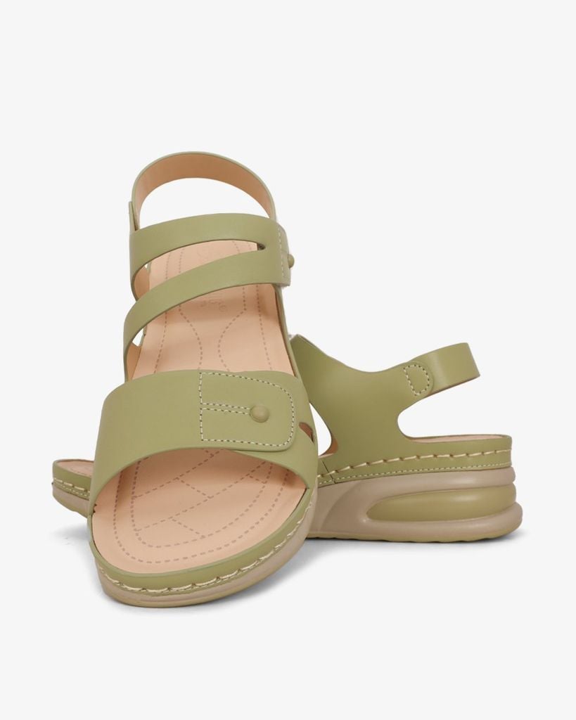 Sandal Đế Xuồng Hạnh Dung Bản Ngang Khoét Chỉ HD0302AC