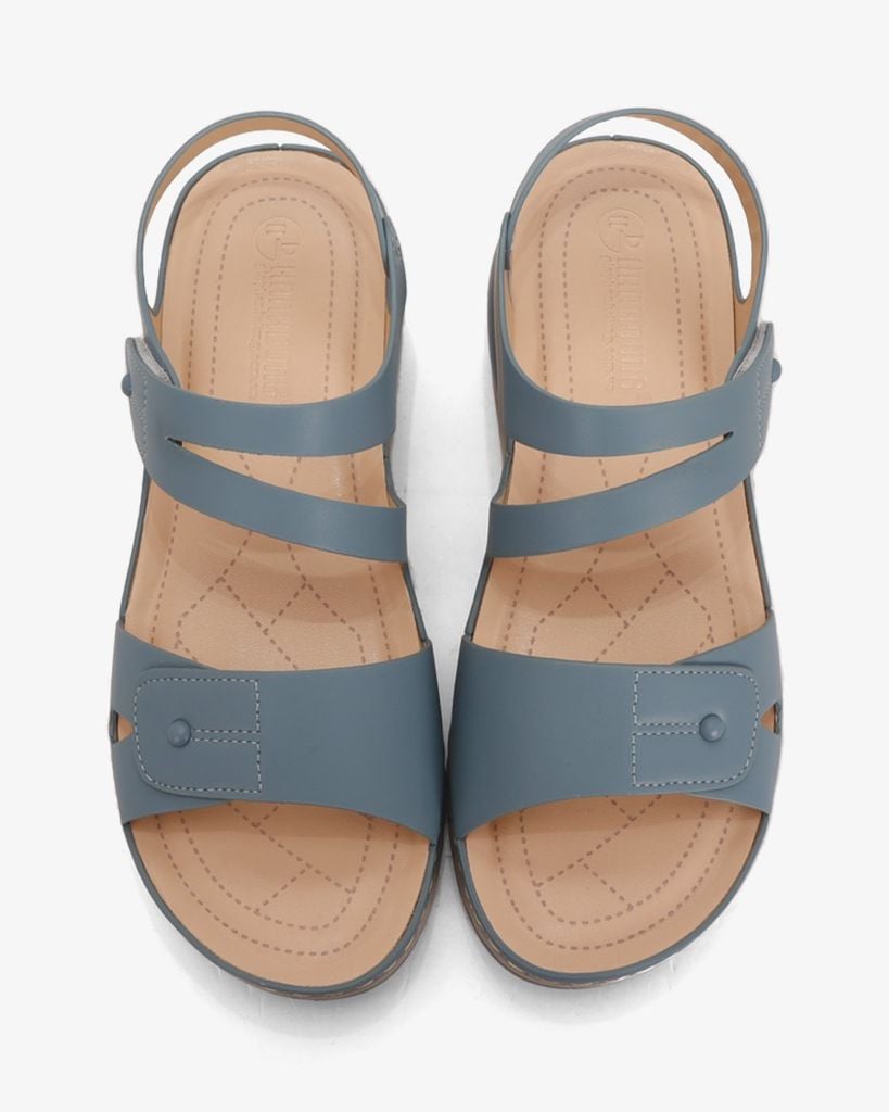 Sandal Đế Xuồng Hạnh Dung Bản Ngang Khoét Chỉ HD0302AC