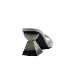 Dép Cao Gót Hạnh Dung Bản Ngang Gót Vuông Cách Điệu HD02147AB