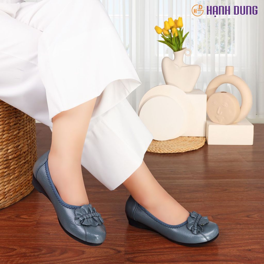 Giày Đế Xuồng Hạnh Dung Nhúng Bèo HD04804AD