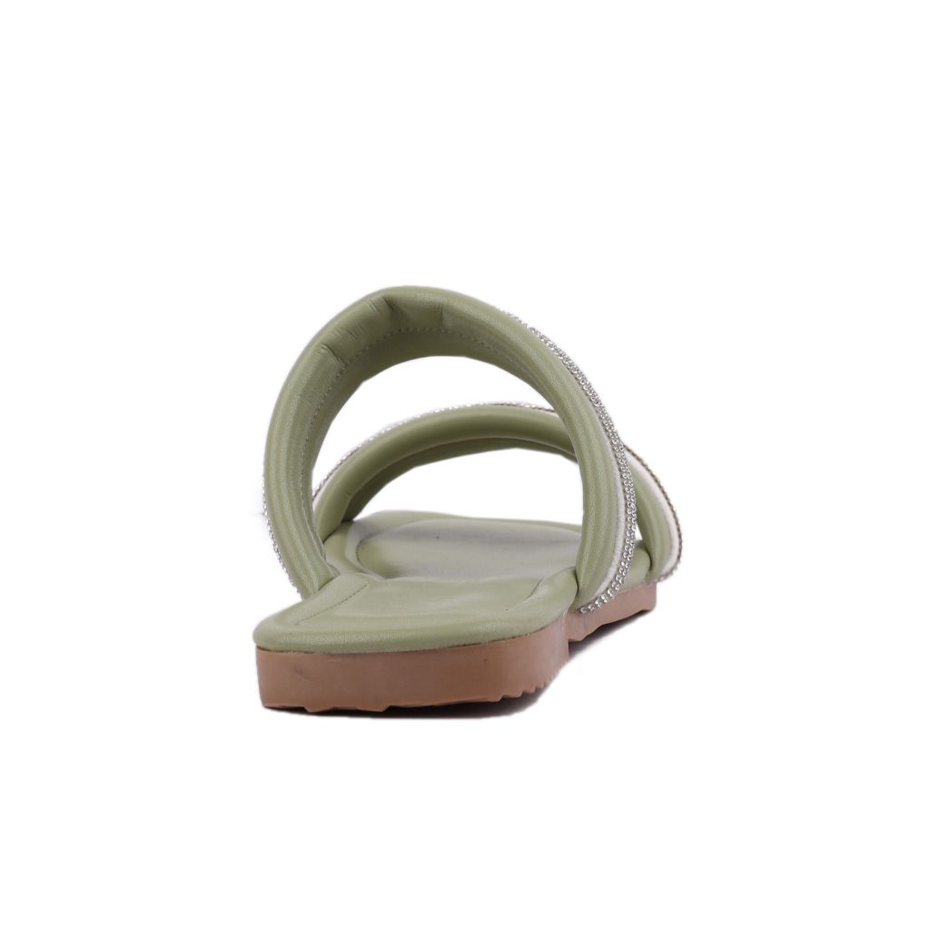 Dép Xẹp Hạnh Dung Hai Dây Ngang HD12231AM