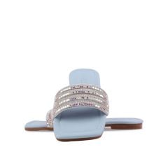 Dép Xẹp Hạnh Dung Bản Đính Đá HD3106AO