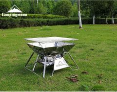 Bếp nướng gập gọn campingmoon MT2 cho 3-4 người đi cắm trại