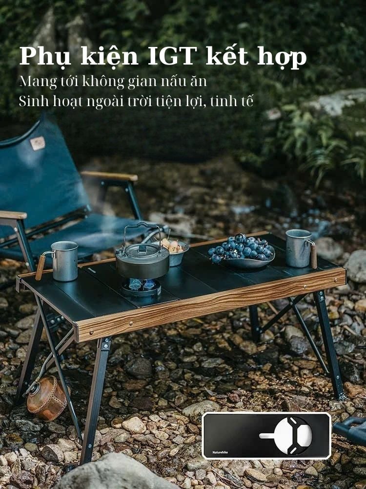 Bếp gas cắm trại IGT 3 đầu đốt Naturehike CNK2450CF019