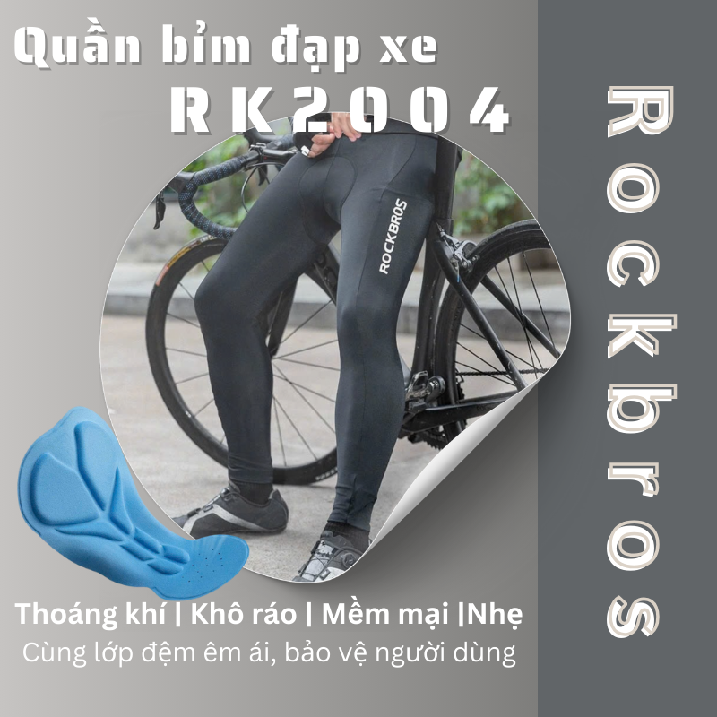 Quần bỉm đạp xe dành cho nam Rockbros RK2004
