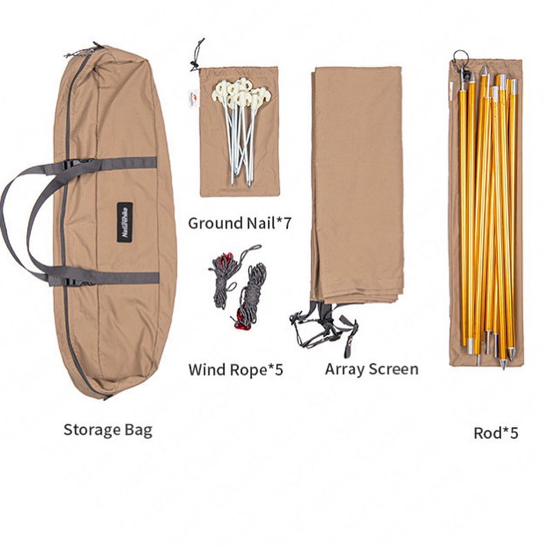 Tấm tăng chắn gió nấu ăn Glamping Naturehike NH20TM088