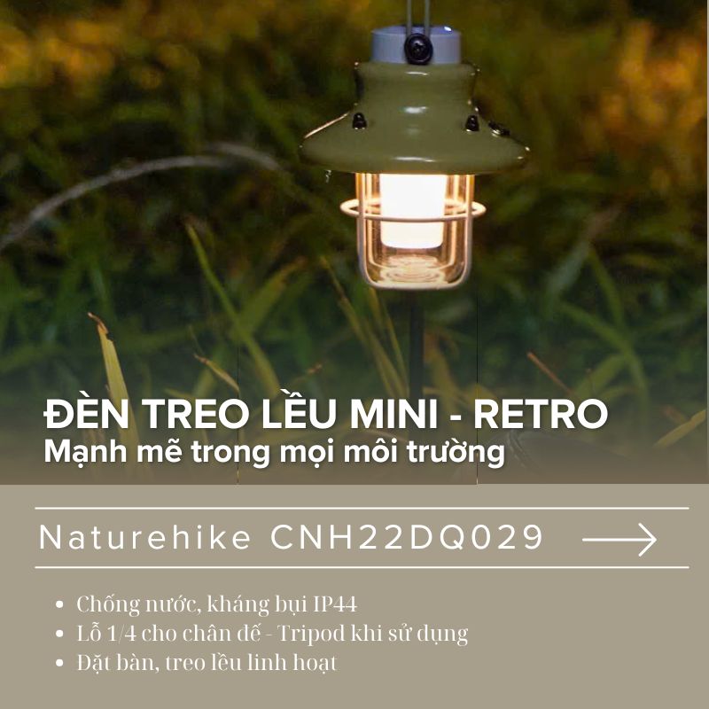 Đèn pin treo lều mini - đa dụng Naturehike CNH22DQ029