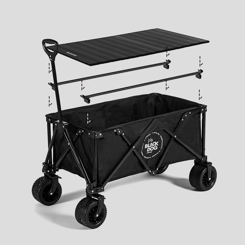 Xe kéo chở đồ cắm trại Blackdog BD-TC002