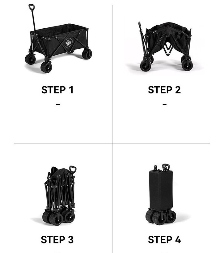 Xe kéo chở đồ cắm trại Blackdog BD-TC002