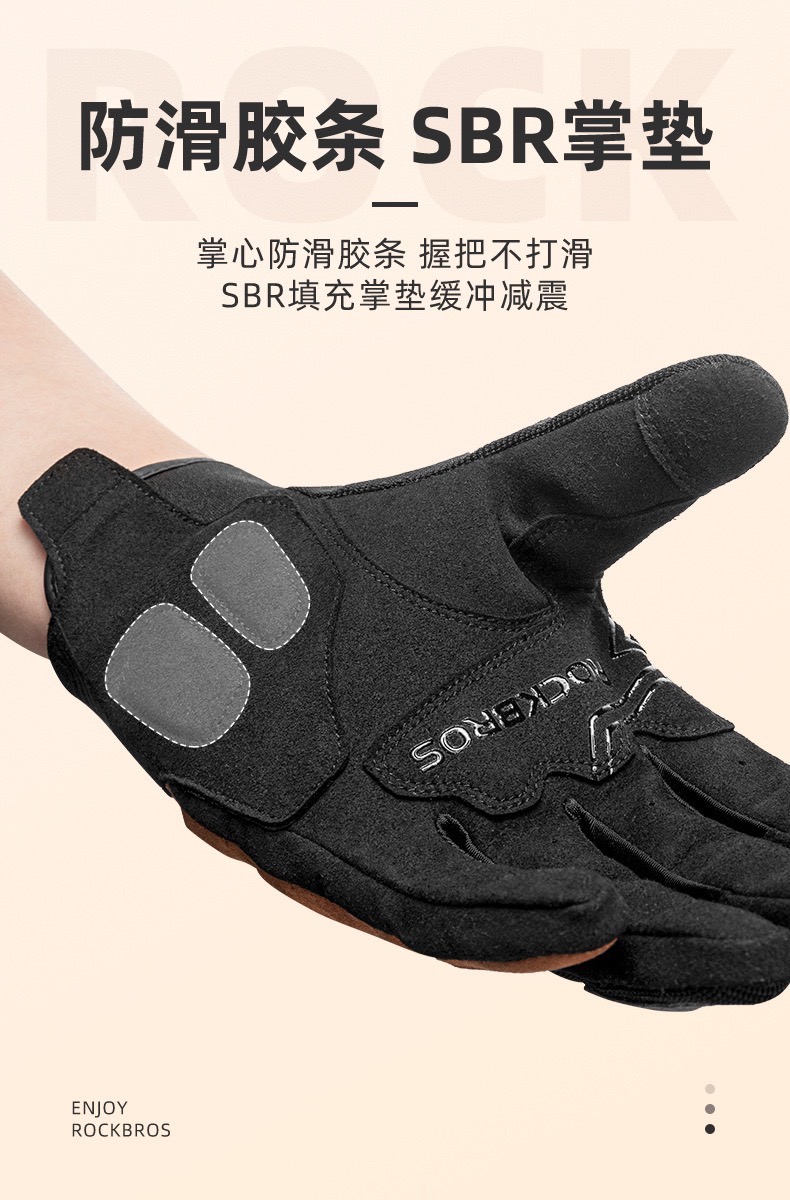 Găng tay chạy xe nam nữ Rockbros MT003