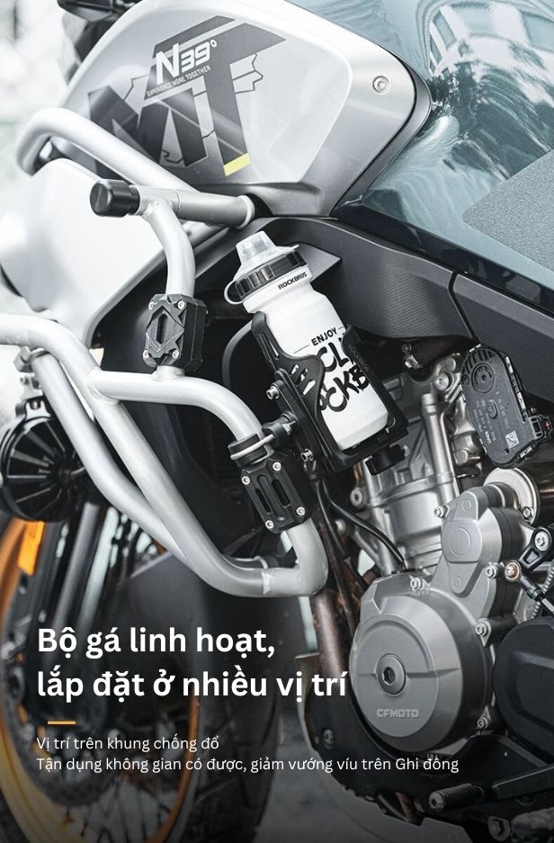 Giá đỡ chai nước Moto Rockbros chính hãng