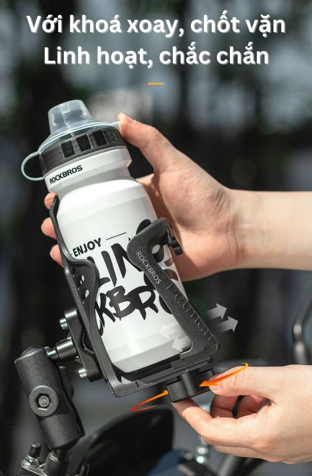 Giá đỡ chai nước Moto Rockbros chính hãng