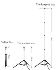 Giá treo đèn di động Naturehike NH17D015-J cắm trại