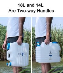 Can nước cắm trại nhựa PE Trắng Naturehike NH16S009-T