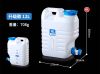 Can nước cắm trại nhựa PE Trắng Naturehike NH16S009-T