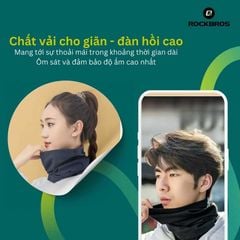 Khăn ống đa năng Rockbros 0464 - Chạy Moto, đạp xe, thể thao ngoài trời