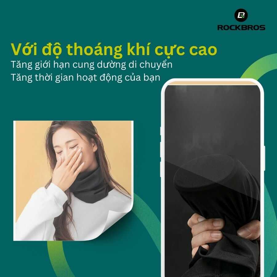 Khăn ống đa năng Rockbros 0464 - Chạy Moto, đạp xe, thể thao ngoài trời