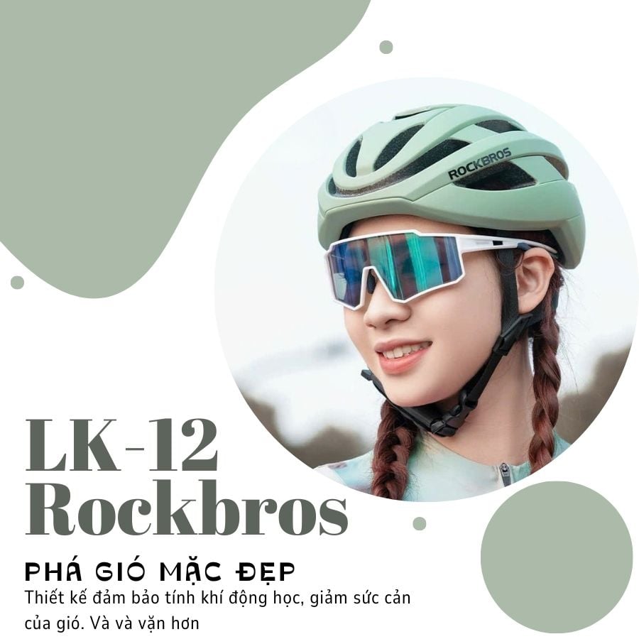 Mũ bảo hiểm xe đạp đúc liền Rockbros LK-12