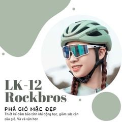 Mũ bảo hiểm xe đạp đúc liền Rockbros LK-12