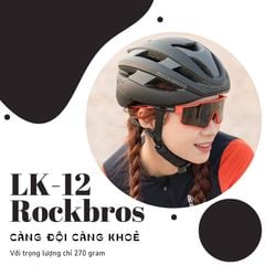 Mũ bảo hiểm xe đạp đúc liền Rockbros LK-12