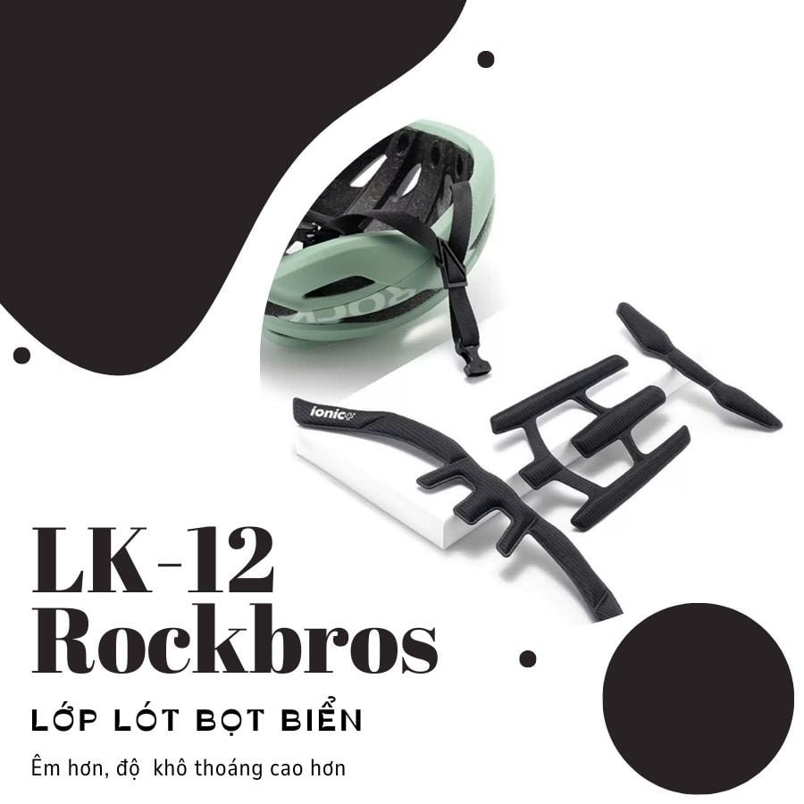 Mũ bảo hiểm xe đạp đúc liền Rockbros LK-12