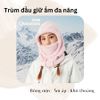 Mũ bông trùm đầu đi tuyết Qunatrue siêu ấm