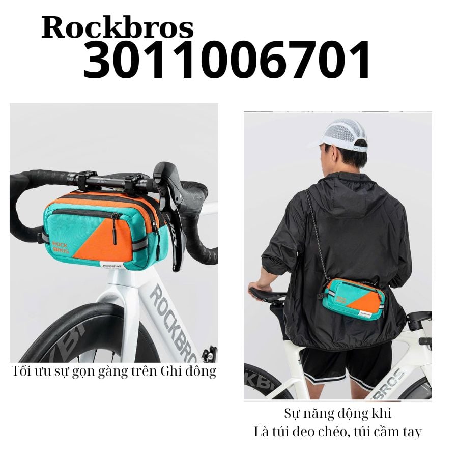 Túi treo mang đồ xe đạp đa năng Rockbros 3011006701