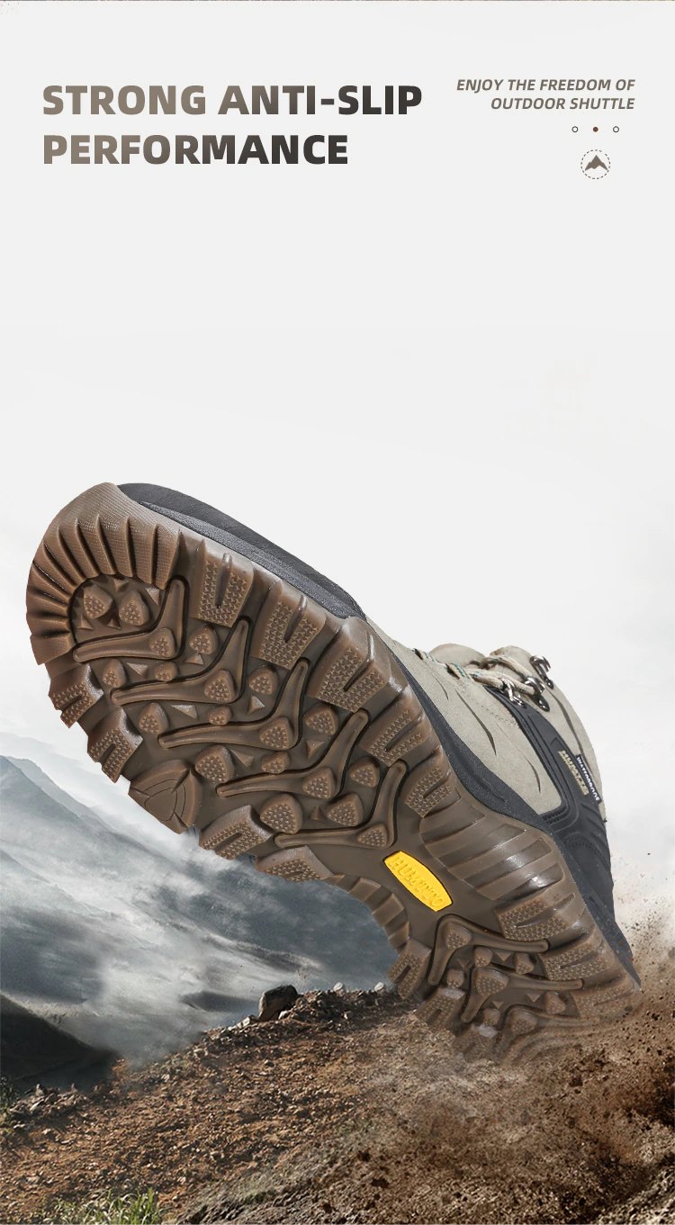 Giày Trekking cao cổ Humtto 230270B-2 màu xám