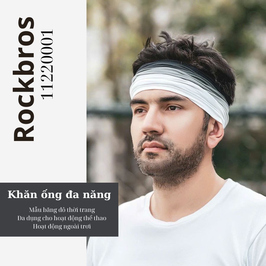 Khăn ống đa năng chạy xe - dã ngoại Rockbros 11220001