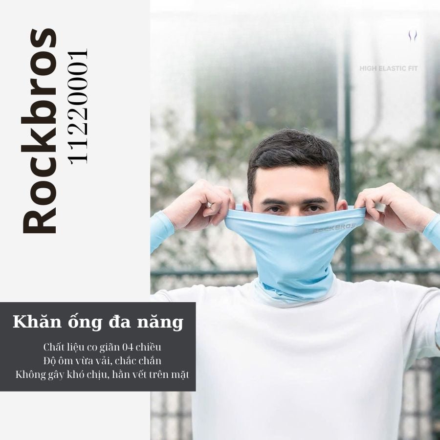 Khăn ống đa năng chạy xe - dã ngoại Rockbros 11220001
