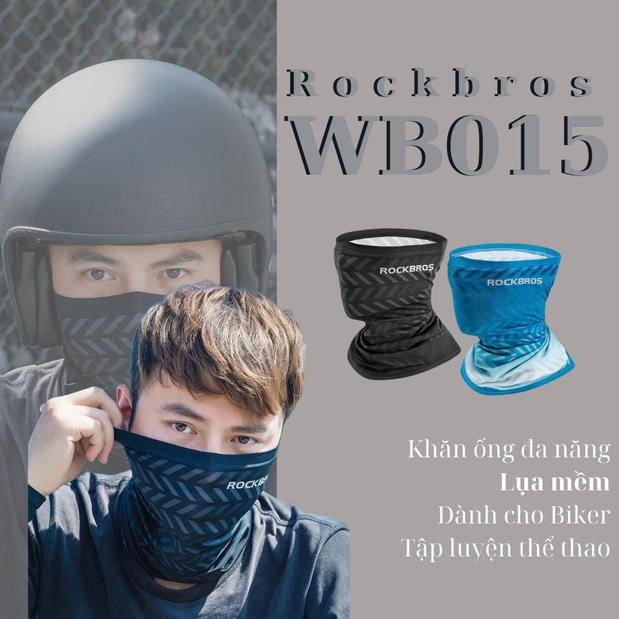 Khăn ống chạy xe, tập luyện Rockbros WB015