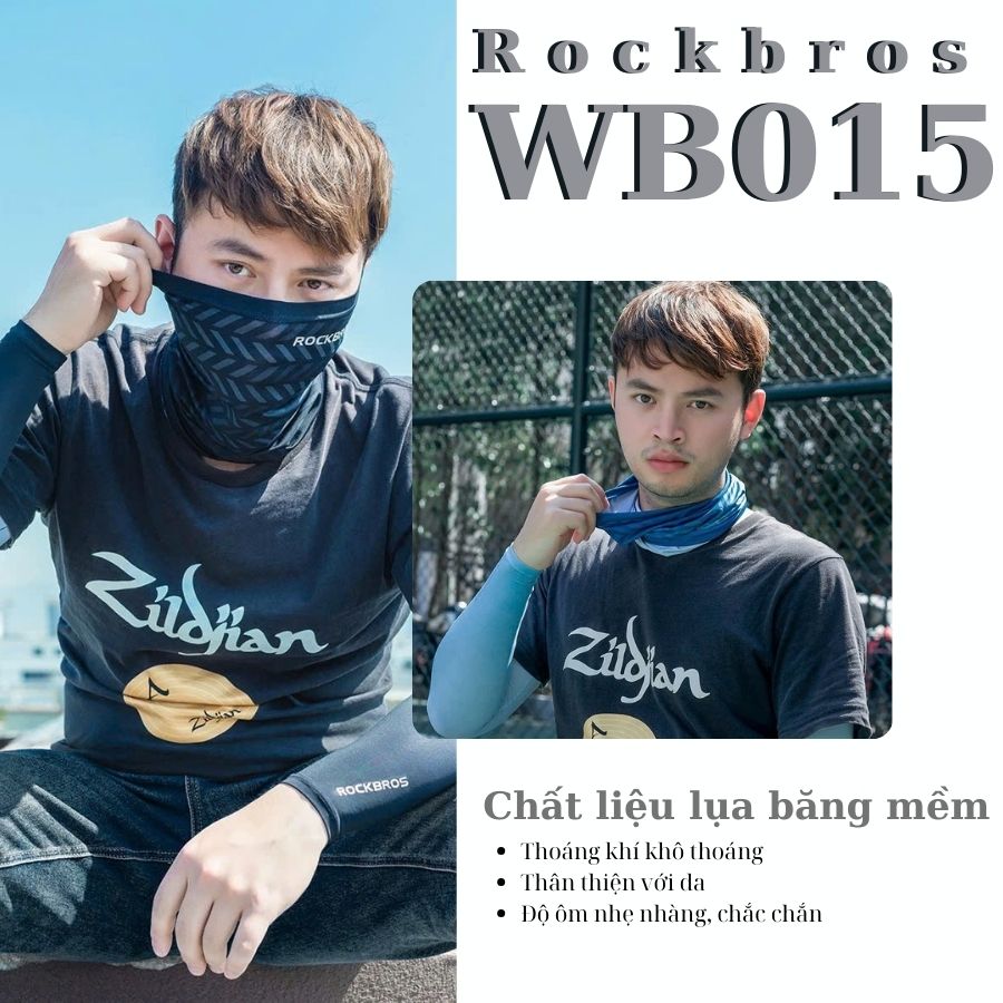 Khăn ống chạy xe, tập luyện Rockbros WB015