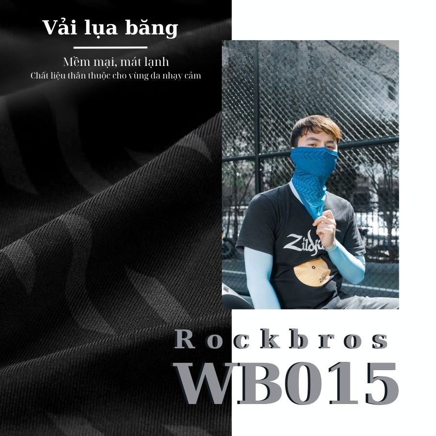 Khăn ống chạy xe, tập luyện Rockbros WB015