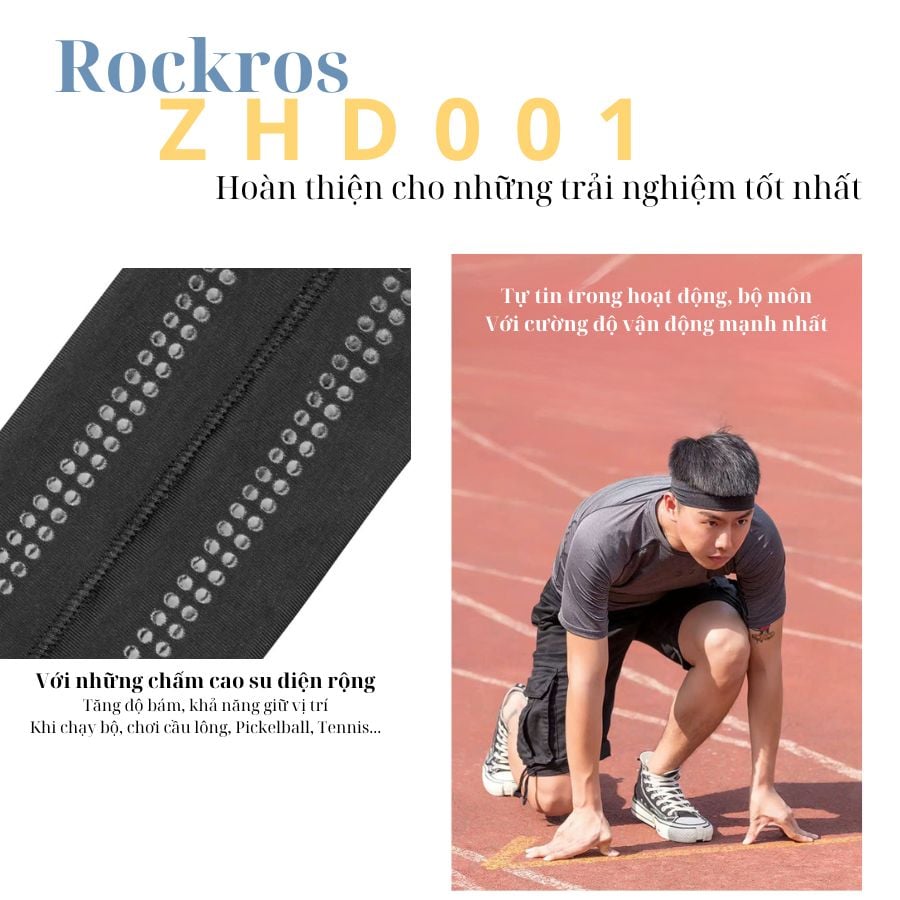 Băng đô thể thao nam nữ Rockbros ZHD001
