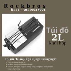 Túi hộp treo ghi đông Rockbros B111 - 30110023001 cho xe đạp