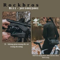 Túi hộp treo ghi đông Rockbros B111 - 30110023001 cho xe đạp