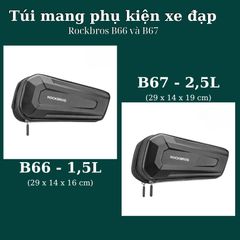 Túi khung xe đạp mang phụ kiện Rockbros B66/B67
