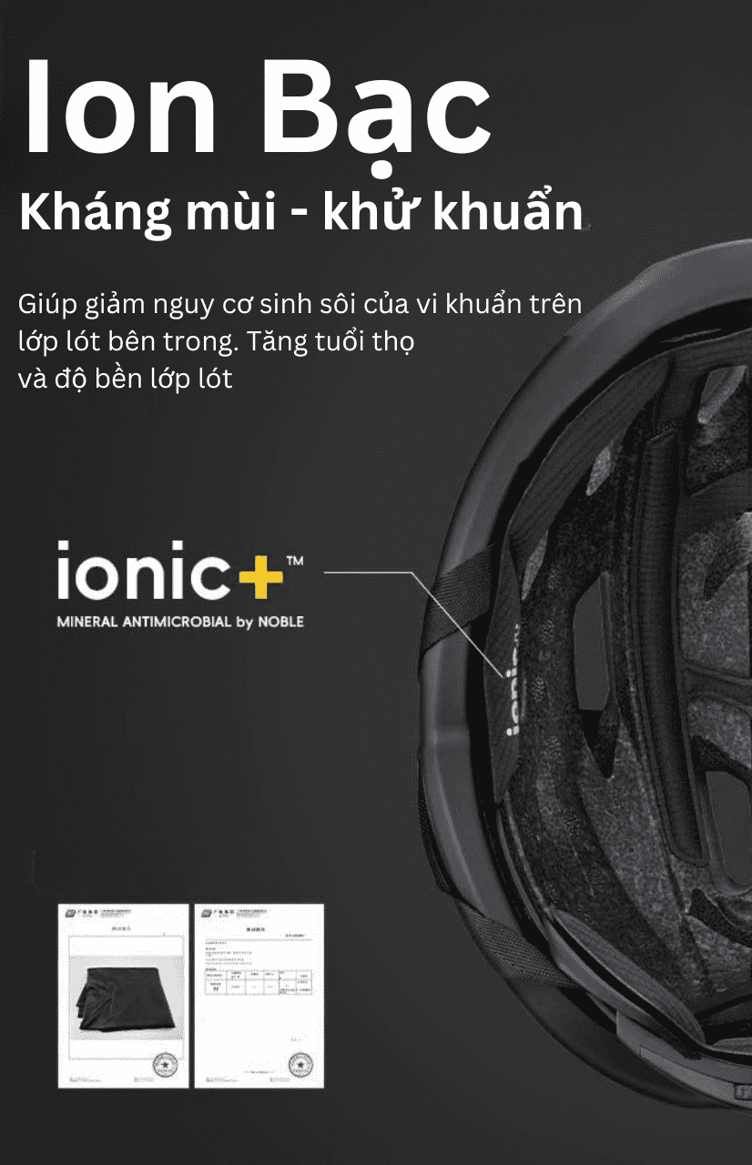 Mũ bảo hiểm xe đạp đúc liền Rockbros LK-12