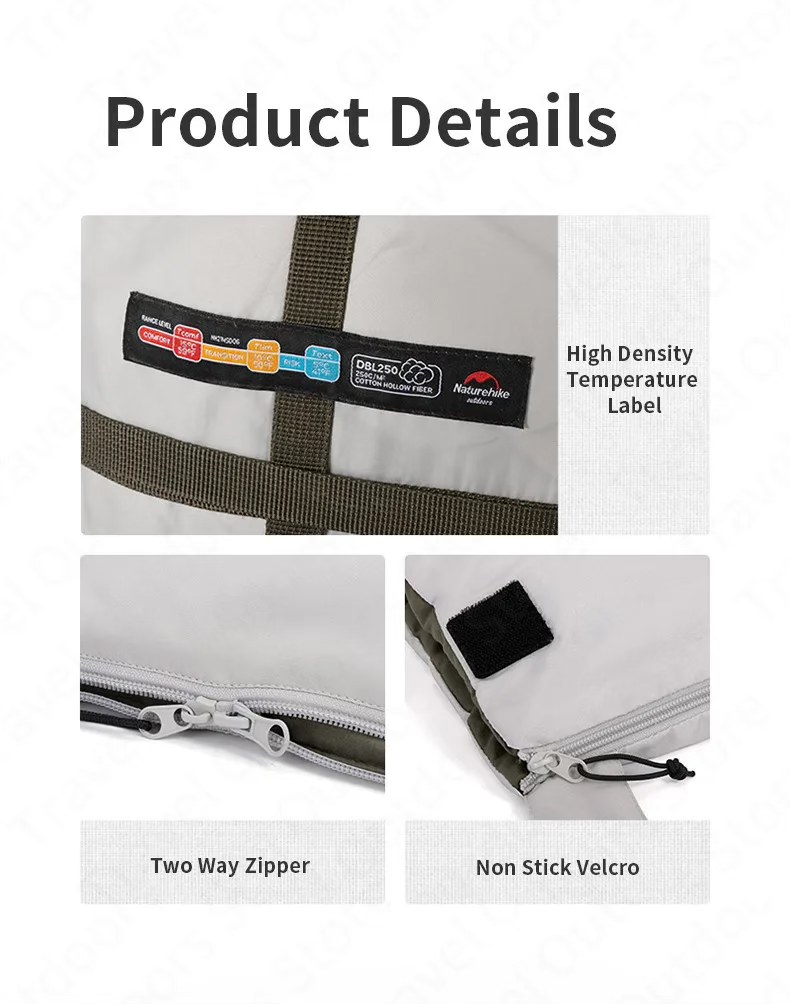 Túi ngủ đôi gia đình, cặp đôi Naturehike NH21MSD06