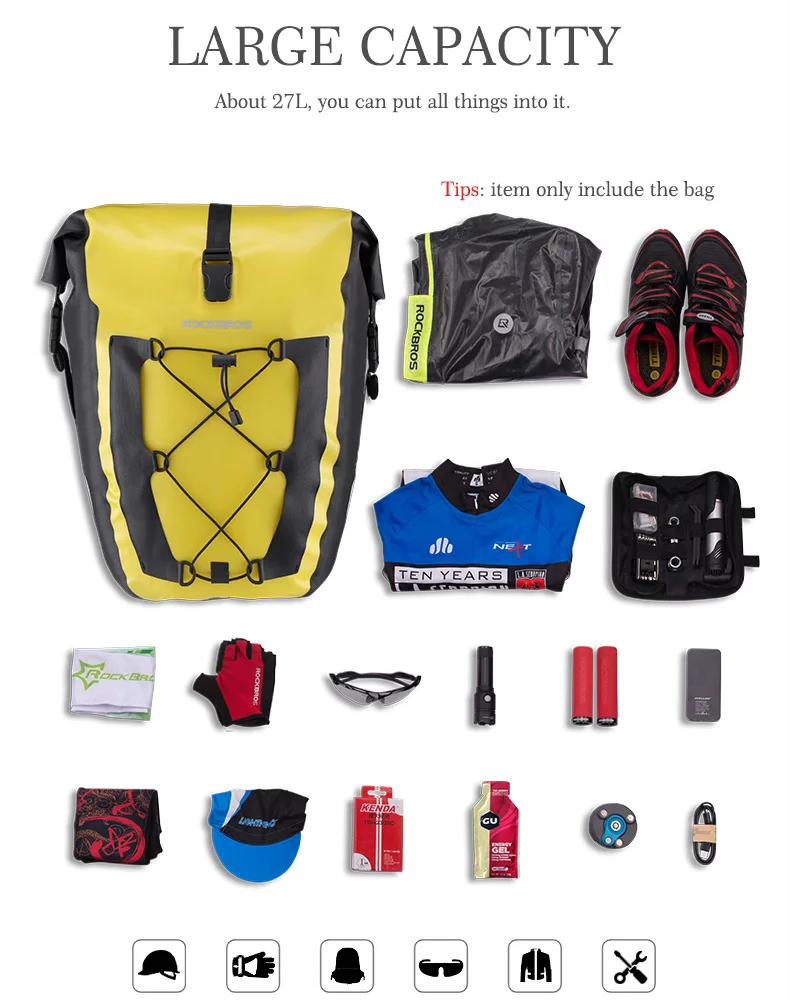 Túi Baga xe đạp Rockbros AS-002 chống nước