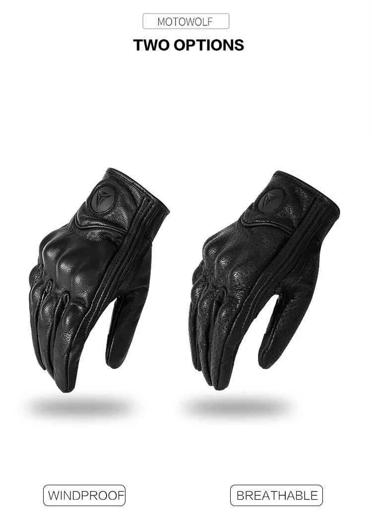 Găng tay dài ngón chống gió Motowolf MDL0302
