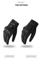 Găng tay dài ngón chống gió Motowolf MDL0302