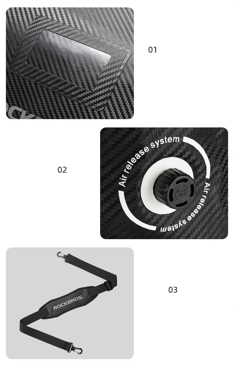 Túi đựng đồ xách tay Rockbros AS-118 bằng nhựa PVC
