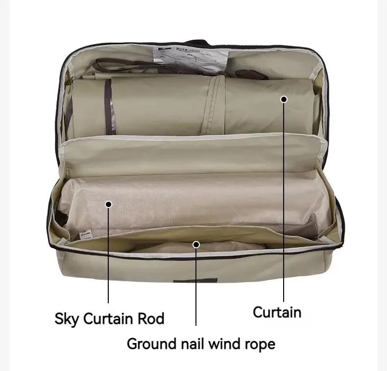 Tăng che nắng Moraine Naturehike NH19TM004 – Keo Titan đen
