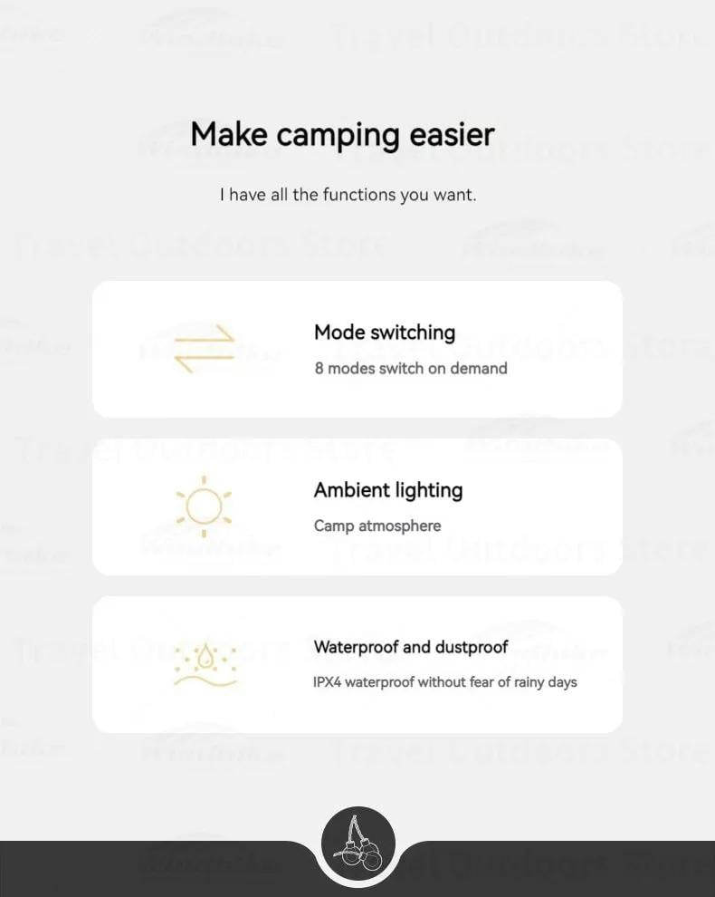 Dây LED trang trí lều trại Naturehike CNH22DQ028