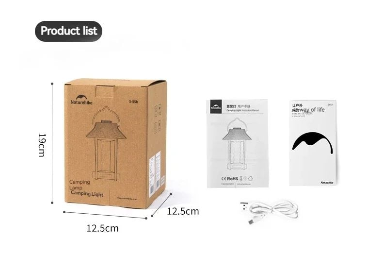 Đèn treo cắm trại Naturehike CNK2300DQ013 - Mountain Pavilion