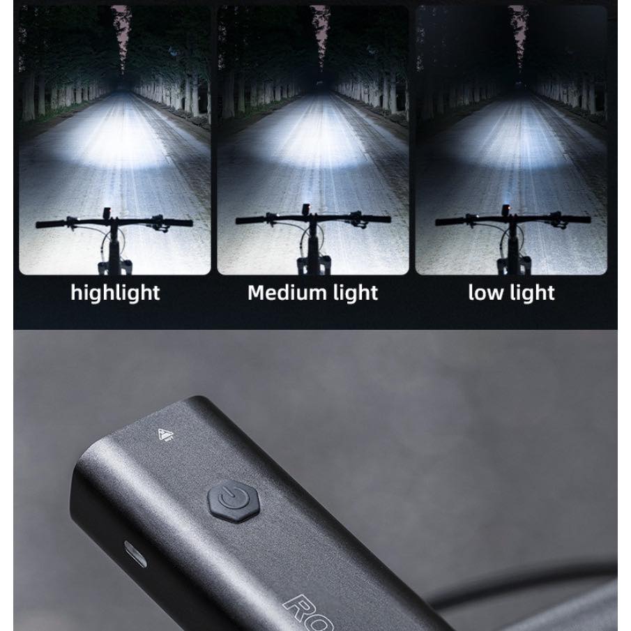 Đèn pin vỏ nhôm siêu bền Rockbros RHL600
