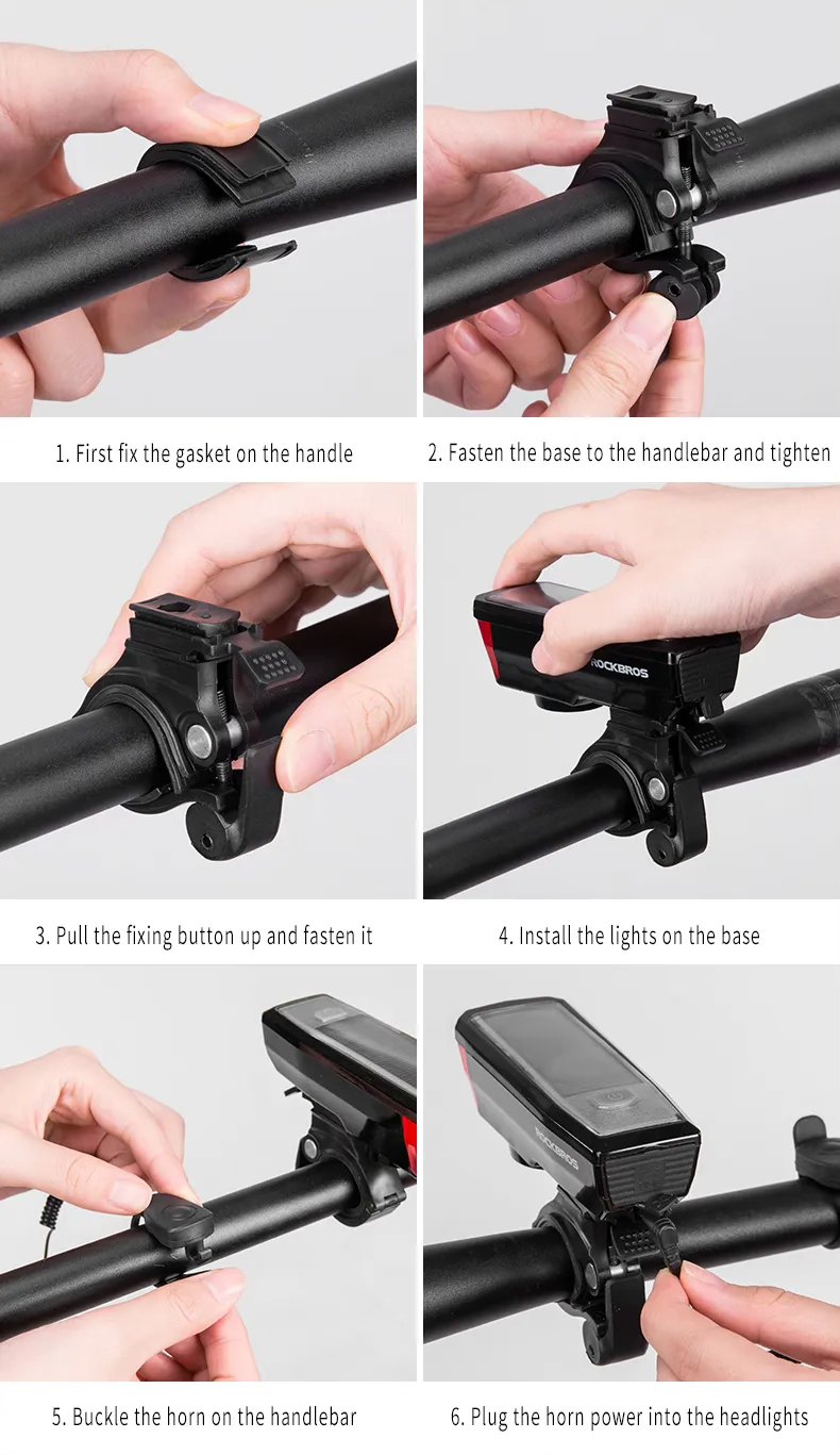 Bộ đèn còi đa năng Rockbros HJ-052